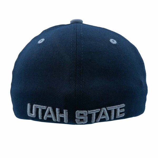 Block A Utah State Emboridered Fitted Hat Navy